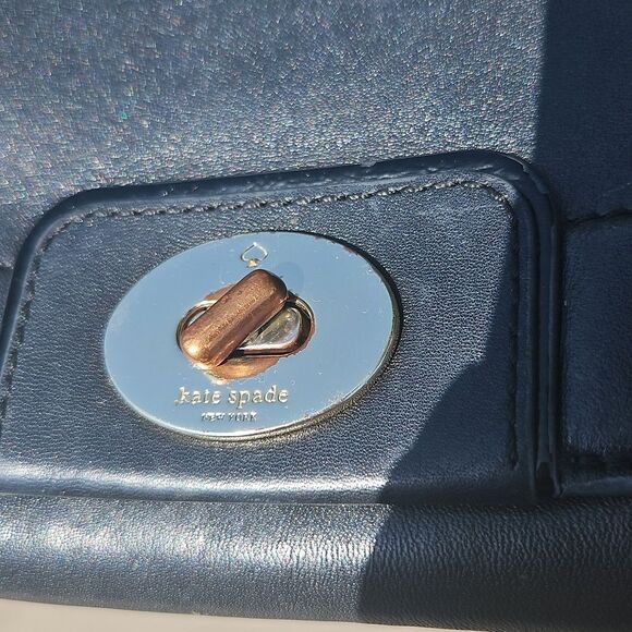 Kate Spade Black Leather Crossbody Bag - Picture 2 of 6